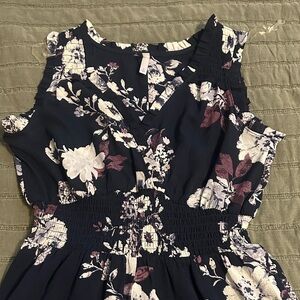Xhilaration Floral Jumpsuit